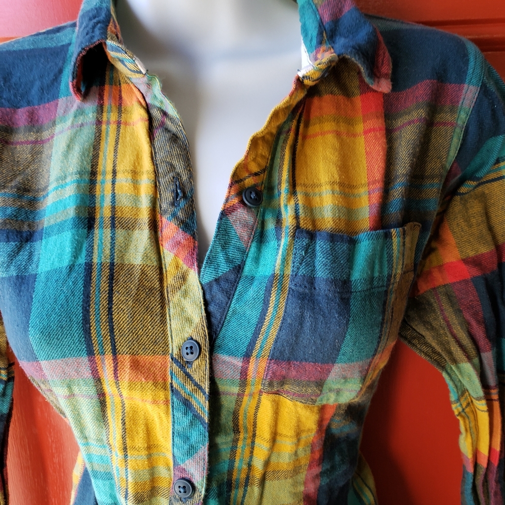 Plaid button up